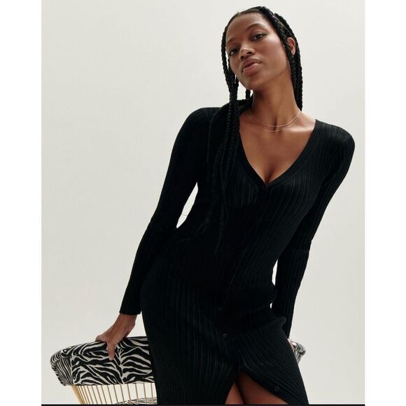 LITA by Ciara Button Down Ribbed Sweater Dress Revolve xxl - Picture 15 of 15